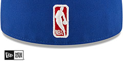 76ers TRIPLE THREAT IDENTITY Royal Fitted Hat by New Era - 4th View