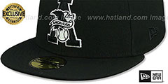 American League MLB UMPIRE Black-White Hat by New Era - 4th View