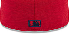 Angels 2024 ONFIELD CLUBHOUSE Heather Red Fitted Hat by New Era - 4th View