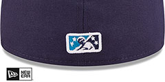 AquaSox MILB ONFIELD HOME Navy Fitted Hat by New Era - 4th View