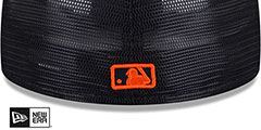 Astros BATTING PRACTICE TRUCKER Navy Fitted Hat by New Era - 4th View