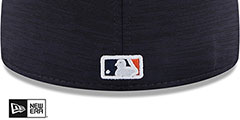 Astros 2023 CLUBHOUSE Heather Navy Fitted Hat by New Era - 4th View