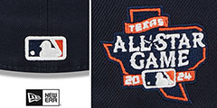 Astros 2024 MLB ALL-STAR WORKOUT Fitted Hat by New Era - 4th View