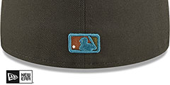 Astros COLOR PACK MULTI Charcoal Fitted Hat by New Era - 4th View