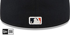 Astros TRIPLE THREAT IDENTITY Navy Fitted Hat by New Era - 4th View