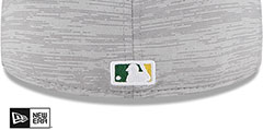 Athletics 2023 CLUBHOUSE Heather Grey Fitted Hat by New Era - 4th View