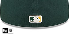 Athletics FLORAL WATERCOLORS Green Fitted Hat by New Era - 4th View