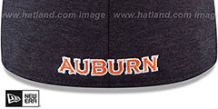 Auburn HEATHER-HUGE Navy-Orange Fitted Hat by New Era - 4th View