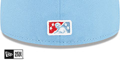 Bats THEME NIGHT Sky-Red Fitted Hat by New Era - 4th View