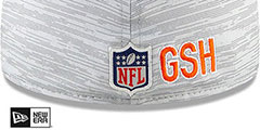 Bears 2020 ONFIELD STADIUM Heather Grey Fitted Hat by New Era - 4th View