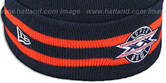 Bears SUPER BOWL XX Navy Knit Beanie Hat by New Era - 4th View