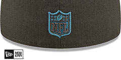 Bengals COLOR PACK MULTI Charcoal Fitted Hat by New Era - 4th View