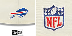 Bills 2022 NFL SIDELINE Cream-Royal Fitted Hat by New Era - 4th View