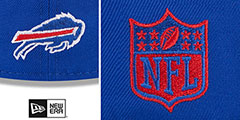 Bills 2023 NFL DRAFT Royal Fitted Hat by New Era - 4th View