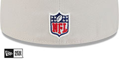 Bills 2024 HISTORIC SIDELINE Stone-Royal Fitted Hat by New Era - 4th View