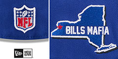 Bills 2024 NFL DRAFT Royal Fitted Hat by New Era - 4th View