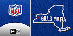 Bills 2024 NFL DRAFT SNAPBACK Royal Hat by New Era - 4th View