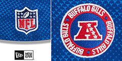 Bills 2024 NFL SIDELINE Royal Fitted Hat by New Era - 4th View