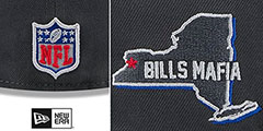 Bills 2024 ONSTAGE NFL DRAFT Grey Fitted Hat by New Era - 4th View