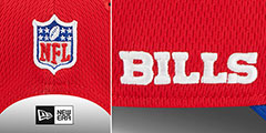 Bills DASHMARK SIDELINE SNAPBACK Red-Royal Hat by New Era - 4th View