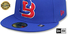 Bills NFL LIGATURE Royal Fitted Hat by New Era - 4th View