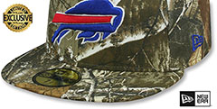 Bills NFL TEAM-BASIC Realtree Camo Fitted Hat by New Era - 4th View