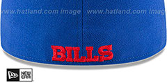 Bills NFL TEAM-BASIC Royal Fitted Hat by New Era - 4th View