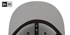 Bills TEAM-BASIC TRUCKER Black-White Fitted Hat by New Era - 4th View