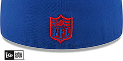 Bills TRIPLE THREAT IDENTITY Royal Fitted Hat by New Era - 4th View