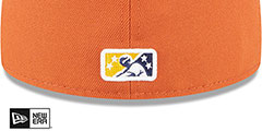 Biscuits THEME NIGHT Burnt Orange Fitted Hat by New Era - 4th View