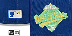 Blue Jays 1992 WS CITRUS POP Royal-Yellow Fitted Hat by New Era - 4th View