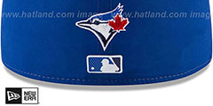 Blue Jays 2018 PROLIGHT-BP White-Royal Fitted Hat by New Era - 4th View