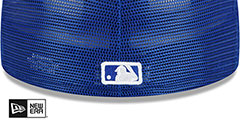 Blue Jays BATTING PRACTICE TRUCKER Royal Fitted Hat by New Era - 4th View