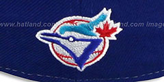 Blue Jays COOP SCRIPT-PUNCH Royal-Sky Fitted Hat by New Era - 4th View