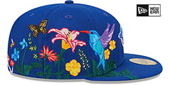 Blue Jays COOPERSTOWN SIDE-BLOOM Royal Fitted Hat by New Era - 4th View