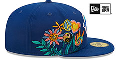 Blue Jays GROOVY Royal Fitted Hat by New Era - 4th View