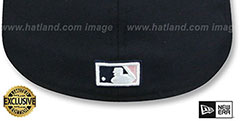 Braves 1965 COOPERSTOWN PINK LOGO BOTTOM Fitted Hat by New Era - 4th View