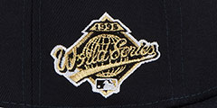 Braves 1995 WS SIDE-PATCH SNAPBACK Hat by New Era - 4th View