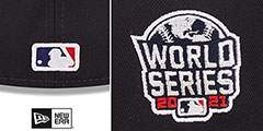 Braves 2021 WORLD SERIES SIDE-PATCH UP Fitted Hat by New Era - 4th View