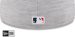 Braves 2023 CLUBHOUSE Heather Grey Fitted Hat by New Era - 4th View