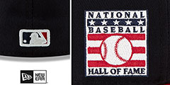 Braves HALL OF FAME HOME Fitted Hat by New Era - 4th View