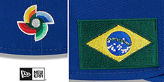 Brazil 2023 WBC GAME Royal Hat by New Era - 4th View