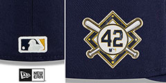 Brewers JACKIE ROBINSON HOME Hat by New Era - 4th View