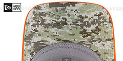 Broncos 2017 SALUTE-TO-SERVICE FLEX Green-Orange Hat by New Era - 4th View