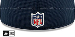 Broncos 2021 NFL SIDELINE HOME Navy Fitted Hat by New Era - 4th View