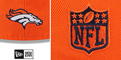 Broncos 2023 NFL DRAFT Orange Fitted Hat by New Era - 4th View