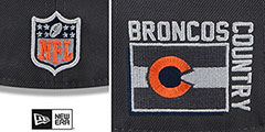 Broncos 2024 ONSTAGE NFL DRAFT Grey Fitted Hat by New Era - 4th View