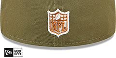 Broncos 2T COLOR PACK Olive-Tan Fitted Hat by New Era - 4th View