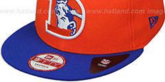 Broncos BINDBACK TB SNAPBACK Orange-Royal Hat by New Era - 4th View