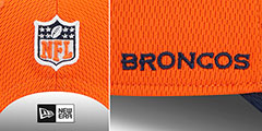 Broncos DASHMARK SIDELINE SNAPBACK Orange-Navy Hat by New Era - 4th View